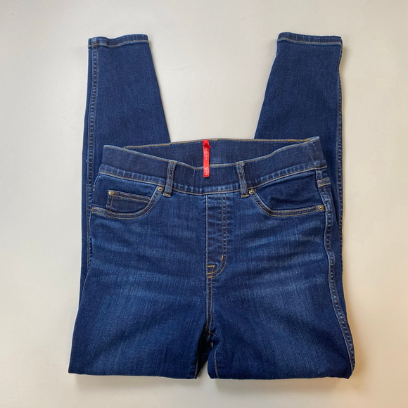 SPANX Denim - SPANX Jeggings Womens Medium Blue Pull On Denim Classic Minimal Everyday Stretch